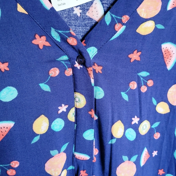 Mansee fruit blouse NWT - Picture 7 of 10